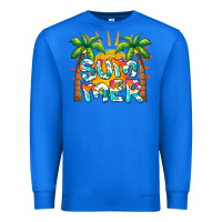 True Royal summer waves and sun Premium Sweatshirt - BarkalooDesign