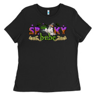 Spooky Babe Halloween Ladies Tee | Teevron