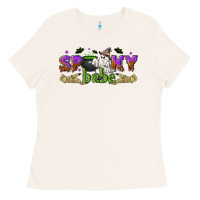 Bone spooky babe halloween Ladies Tee - NancyCooperArtShop