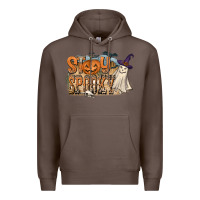 Coffee Stay Spooky Premium Hoodie - CowhideDigitalArt