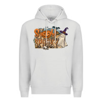 Dove Grey Stay Spooky Premium Hoodie - CowhideDigitalArt