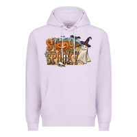Lilac Stay Spooky Premium Hoodie - CowhideDigitalArt