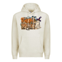 Oatmeal Heather Stay Spooky Premium Hoodie - CowhideDigitalArt
