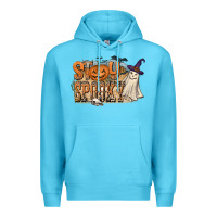 Ocean Blue Stay Spooky Premium Hoodie - CowhideDigitalArt