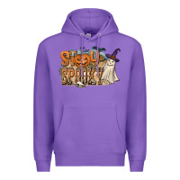 Purple Stay Spooky Premium Hoodie - CowhideDigitalArt