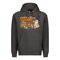 Smoke Stay Spooky Premium Hoodie - CowhideDigitalArt