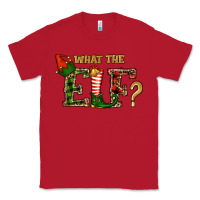 Red What The Elf Christmas Classic Tee - RanaPortraitStore