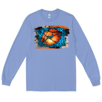 Colony Blue Basketball Lips Long Sleeve Tee - Jasminsmagicworld