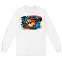 White Basketball Lips Long Sleeve Tee - Jasminsmagicworld