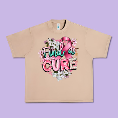 Find A Cure Cancer Awareness Urban Heavy Tee Designed By Cowgirlartshop