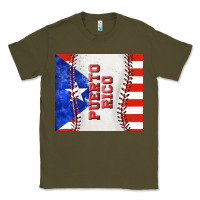 Army Green baseball puerto rico tumbler tbs Classic Tee - TumblerDesignByShophia