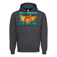 Smoke hello pumpkin season Zipper Hoodie - Artiststas