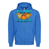 True Royal hello pumpkin season Zipper Hoodie - Artiststas
