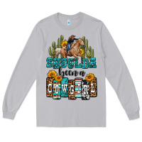 Moon Dust shoulda been a cowgirl Long Sleeve Tee - OliviaCreatesArt