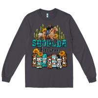 Smoke shoulda been a cowgirl Long Sleeve Tee - OliviaCreatesArt