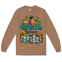 Toasted Coconut shoulda been a cowgirl Long Sleeve Tee - OliviaCreatesArt