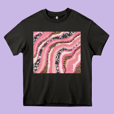 Valentine's Day Watercolor Heavy Core Tee Designed By Ranaportraitstore