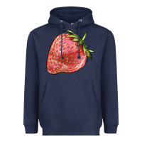 Navy strawberry Heavyweight Hoodie - BarkalooDesign