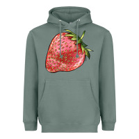 Sage strawberry Heavyweight Hoodie - BarkalooDesign