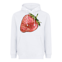 White strawberry Heavyweight Hoodie - BarkalooDesign