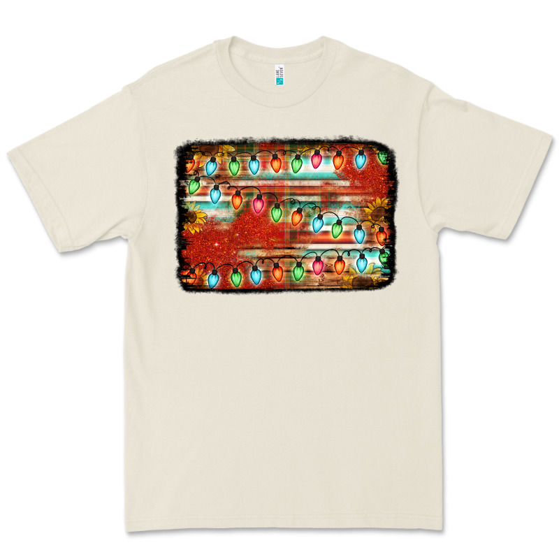 Christmas Serape Sunflower Background Premium Tee by Jasminsmagicworld | Teevron