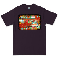 Plum christmas serape sunflower background Premium Tee - Jasminsmagicworld