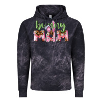 Cloud Black Happy Easter Bunny Mom Vintage Hoodie - CowGirlArtShop
