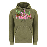 Vintage Olive Happy Easter Bunny Mom Vintage Hoodie - CowGirlArtShop