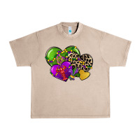 French Oak mardi gras hearts Urban Heavy Tee - CowGirlArtShop