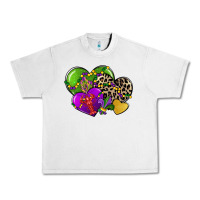 Lunar Rock mardi gras hearts Urban Heavy Tee - CowGirlArtShop