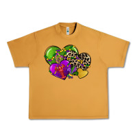 Peanut Butter mardi gras hearts Urban Heavy Tee - CowGirlArtShop