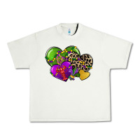 Pistachio mardi gras hearts Urban Heavy Tee - CowGirlArtShop