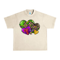 Sandshell mardi gras hearts Urban Heavy Tee - CowGirlArtShop