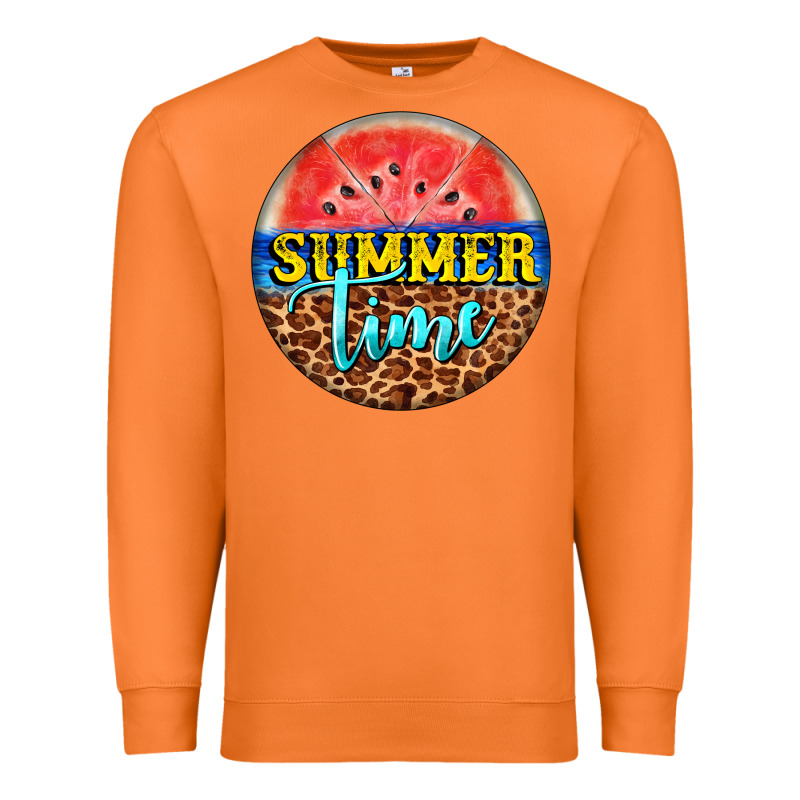 Summer Time Watermelon Premium Sweatshirt by BarkalooDesign | Teevron