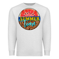 Oatmeal Heather summer time watermelon Premium Sweatshirt - BarkalooDesign