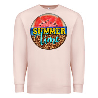 Pale Pink summer time watermelon Premium Sweatshirt - BarkalooDesign