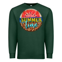 Sports Green summer time watermelon Premium Sweatshirt - BarkalooDesign