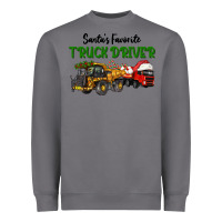 Storm Santa's Favorite Truck Driver Heavyweight Sweatshirt - LillyAllenDesigns