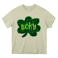 Mossy Lucky Shamrock St Patricks Day Heavy Core Tee - Bettercallsaul