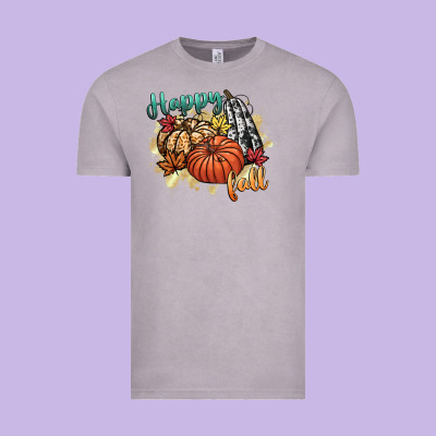 Happy Fall Vintage Tee Designed By Cowgirlartshop