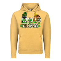 Vintage Mustard St. Patrick's cat who needs luck when you are this Vintage Hoodie - CowGirlArtShop