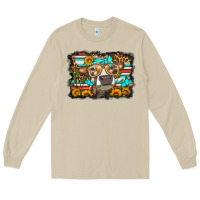 Mushroom sunflower cow olivia Long Sleeve Tee - OliviaCreatesArt
