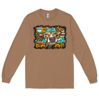 Toasted Coconut sunflower cow olivia Long Sleeve Tee - OliviaCreatesArt