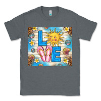 Charcoal Heather summer love Classic Tee - TumblerDesignByShophia