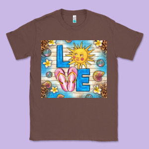 Summer Love Classic Tee Designed By Tumblerdesignbyshophia
