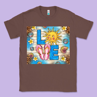 Summer Love Classic Tee Designed By Tumblerdesignbyshophia