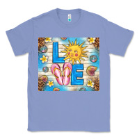 Colony Blue summer love Classic Tee - TumblerDesignByShophia
