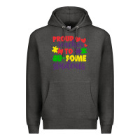 Charcoal Heather proud teacher to ausome students Premium Hoodie - CowhideDigitalArt