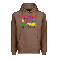 Chestnut proud teacher to ausome students Premium Hoodie - CowhideDigitalArt