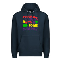 Navy proud teacher to ausome students Premium Hoodie - CowhideDigitalArt
